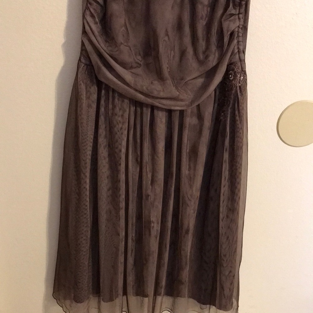 Torrid Brown Ruched Wrap Sundress - Picture 3 of 8